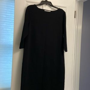 Josephine Chaus LBD black 3/4 sleeve dress size medium